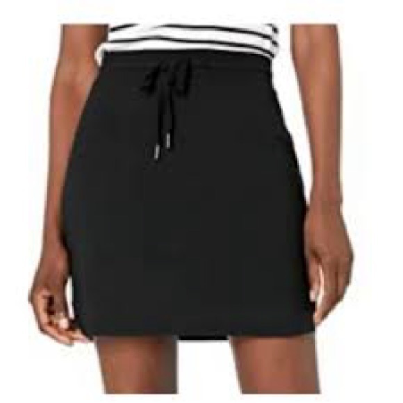 Daily Ritual Dresses & Skirts - Anthropologie Daily Ritual Black Mini Skirt with Tie Detail